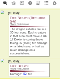 Yes, but only under proper preparation and supervision. Community Forums Npc Monster Red Dragon Breath Attack Macro Roll20 Online Virtual Tabletop