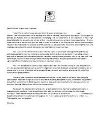 Welcome Letter To Parents And Students Letter To Parents Welcome Letters Student Information