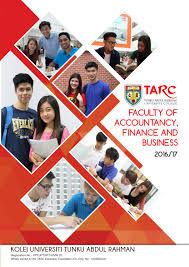 Universiti tunku abdul rahman, jalan genting kelang, setapak, kuala lumpur, 53300, malaysia. Tunku Abdul Rahman University College Taruc Faculty Of Accountancy Finance And Business 2016 17 By Cn Very Issuu