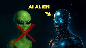 NEW VIDEO: Are aliens AI machines? Our latest video explores the  mind-bending idea that advanced alien civilizations may have evolved beyond  biology, becoming immortal artificial intelligences. Video in the comments  👇