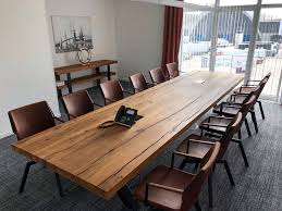 Konferenztisch Massiv Holz Massivholztisch Konferenztisch Esstisch Design