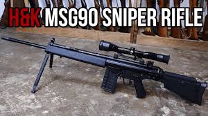 The psg1 was developed after the hostage situation in munich on the 5. H K Msg90 Sniper Rifle Overview Youtube