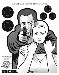 reprint recoil magazine target