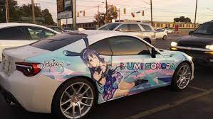 toyota gt86 anime decal umi sonoda love live school idol project cliff hicks japanese cars car wrap jdm