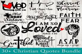 For cricut and silhouette cutting machines (with registration marks). Christian Svg Bundle Graphic By Dynamicdimensions Creative Fabrica Christian Quotes Christian Svg Svg Quotes