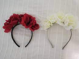 Chloe marie harrisvideographer & edit: Diy Flower Crown Headbands Would Love To Make These With Different Colors To Dress Up My Scho Diy Flower Crown Headband Flower Crown Silk Flower Arrangements