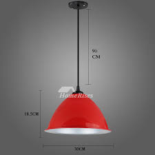 hanging pendant lights white/red