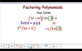 To factor polynomials with 4 terms by grouping, we need to split the given polynomial as two groups. Factor 4 Term Polynomial By Grouping Youtube Dubai Khalifa