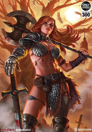 Red Sonja Red Sonja Art Print by Sideshow Collectibles | Sideshow  Collectibles
