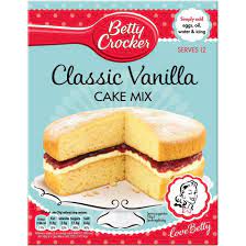 Chill dough in refrigerator for 1 hour. Betty Crocker Classic Vanilla Cake Mix 450g British Food Delivered Worldwide Sponge Cake Recipes Vanilla Cake Mixes Betty Crocker