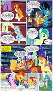 2904707 - explicit, sunset shimmer, starlight glimmer, smolder, gallus,  sunburst, silverstream, sandbar, ocellus, yona, stellar flare, firelight,  female, pony, clothes, simple background, nudity, male, unicorn, earth pony,  smiling, cute, shipping ...