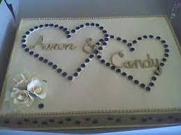 Pin By Megan Wilde On Chocolate And Cake Wedding Shower Cakes Wedding Sheet Cakes Bridal Shower Cakes