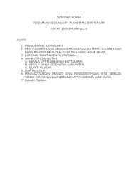 Maybe you would like to learn more about one of these? Susunan Acara Peresmian