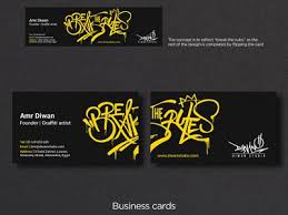 135 vibrant abstract art business card templates. Graffiti Artist Business Card By Omar Hegazy On Dribbble
