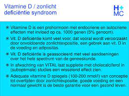 Het Vitamine D Deficientie Syndroom Ppt Download