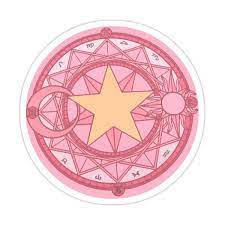 Magic Circle Sticker By Themeganechan Anime Stickers Aesthetic Stickers Sakura Card