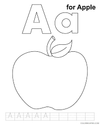 Each printable highlights a word that starts. Apple Coloring Pages For Preschool Coloring4free Coloring4free Com