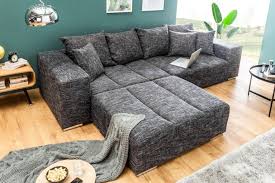 Die rezension zwischen verschiedenen strukturstoff sofa ist für fast alle interessenten extrem. Design Xxl Sofa Big Sofa Island 290cm Grau Charcoal Strukturstoff Inkl Kissen Grosse Sofas Sofa Ottomane Couch Mit Schlaffunktion