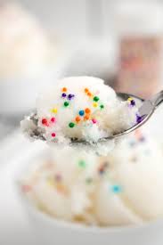 In a couple of hours, it'll be ready to scoop and enjoy! Easy Snow Ice Cream Recipe Without Sweetened Condensed Milk