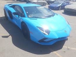 Auctions at copart germany start at 10 a.m. 2018 Lamborghini Aventador S For Sale Ca Los Angeles Mon Jun 15 2020 Used Salvage Cars Copart Usa