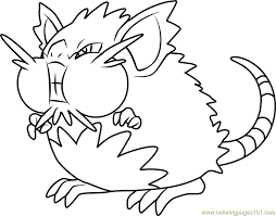 Add some colors of your imagination and make this alola muk pokemon sun and moon coloring page nice and colorful. Alola Raticate Pokemon Sun And Moon Coloring Page For Kids Free Pokemon Sun And Moon Printable Coloring Pages Online For Kids Coloringpages101 Com Coloring Pages For Kids