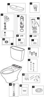 Toto parts available through amre supply property performance centres. Toto Cst412mf Cst412mf 10 Aquia 1 6 0 9 Gpf Toilet Two Piece Elongated Dual Max 12 10 Rough In Universal Height Parts Catalog