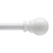 The decorative finial curtain rod from the vermont country store is both functional and intricately designed. White Curtain Hardware Accessories You Ll Love In 2021 Wayfair