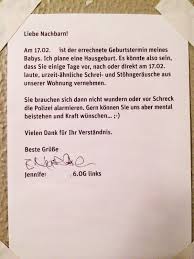 Aber wie verhält man sich am besten, damit wer einem streit mit seinen nachbarn vorbeugen will, sollte sie aber. Hausgeburt Berlin