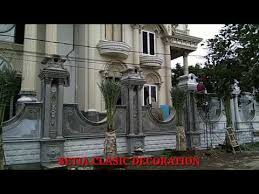 Istimewa Desain Pilar Dan Pagar Rumah Klasik Youtube