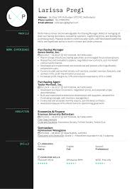 Our manager resume sample templates contain resume objective statements that are helpful for your job application and toward hiring managers. Purchasing Manager Resume Sample Kickresume