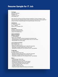 Diposting oleh anak teknik mesin di 02.05 tidak ada komentar 5 Tips Menulis Cv Untuk Pekerjaan It