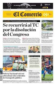 Lo que pasa en el país, las noticias minuto a minuto solo la encuentras en el universal. Revista De Prensa Del Peru Principales Portadas Hoy 3 De Octubre Del 2019 Eleconomistaamerica Pe