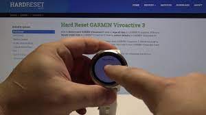Locking and unlocking the touchscreen. Hard Reset Garmin Vivoactive 3 How To Hardreset Info