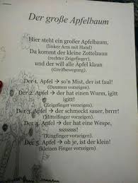 Fingerspiel Der Grosse Apfelbaum Fingerspiele Gedichte Fur Kinder Fingerspiel Herbst