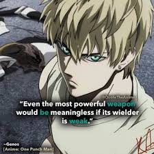 7 Powerful Genos Quotes One Punch Man Hq Images Qta In 2020 One Punch Man Funny One Punch Man Anime One Punch Man