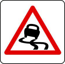 Maybe you would like to learn more about one of these? Traffic Slippery Road Ahead Sign Stocksigns