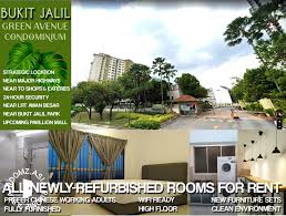 Green avenue, bukit jalil kuala lumpur, kuala lumpur map green avenue condominium master bedroom *prefer chinese, male non smoker rental 600 included: Near Lrt Free Wifi All New Middle Rooms For Rent At Green Avenue Condominium Prefer Female Roomz Asia