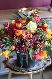 Jesienne Flowerboxy Z Pracowni Tendom Pl Fresh Flowers Arrangements Fall Flower Arrangements Beautiful Flower Arrangements