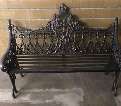 Banco Antigo Em Ferro Fundido Banco Antigo Ferro Fundido Bancada