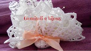 / sacchettino uncinetto cuoricino bomboniera (2). Bomboniere Per Matrimonio Libero Di Stampare