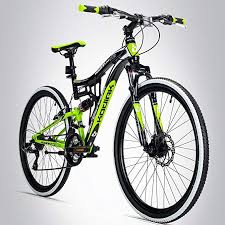 Bergsteiger Kodiak 26 Zoll Mountainbike Geeignet Ab 150 Cm Scheibenbremse Shimano 21 Gang Schaltung Vollfederung Mountainbike Herren Fahrrad Kinderfahrrad