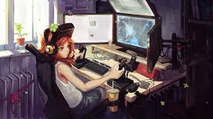 Gamer Hd Wallpapers Wallpapercraft Fotos De Meninos Bonito Garota Gamer Anime