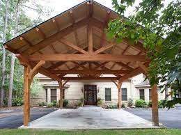 Maybe you would like to learn more about one of these? Houston Timber Frame Klassisch Garage Houston Von Texas Timber Frames Houzz
