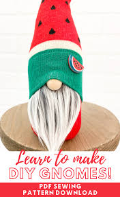 These Adorable Gnomes Are So Easy To Make With Our Diy Gnome Patterns And Tutorials Grab Your Gnome Pattern On Our Website