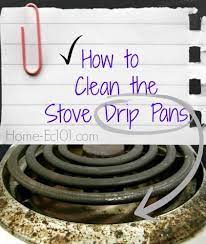 How do you clean drip pans? Dirty Drip Pan Blues Home Ec 101