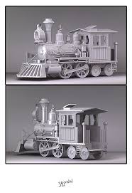 Train 01 Train Fantasy Model Digital Illustration