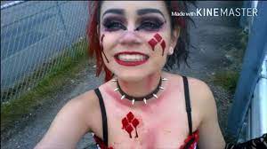 The animated series, and debuted in the 22nd episode of the series on september 11, 1992.while originally intended to appear in one episode as just the. Half Red Half Black Hair Harley Quinn Tutorial Youtube