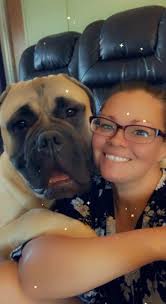 Our big boy Mack 11 months old and my beautiful wife Jean ❤️
