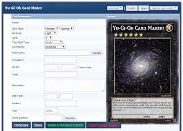 For this turn your opponent damage is halved but their monsters can attack twice. 4 Online Yugioh Card Maker Websites Free