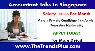 Latest Accountant Jobs In Singapore Salary 3000 Any Nationality Can Apply Accounting Jobs Job Accounting